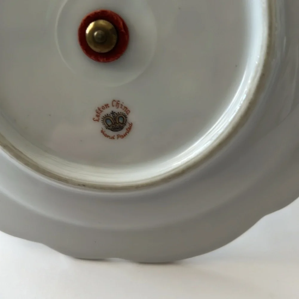 Lefton china floral hand painted dishes 2